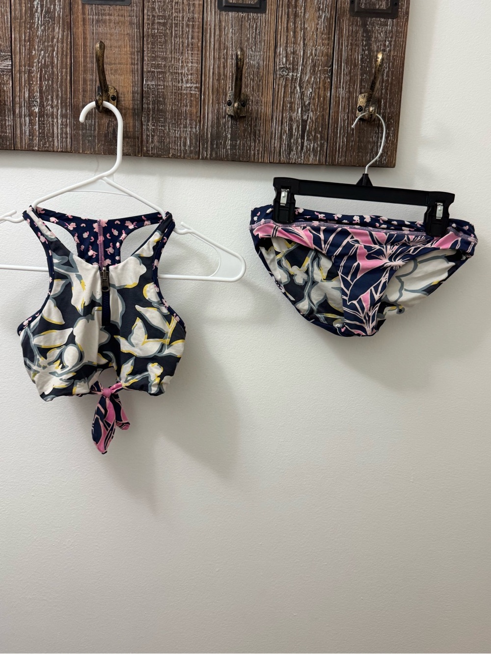 Maaji floral Two-Piece Swimsuit Set - reversible